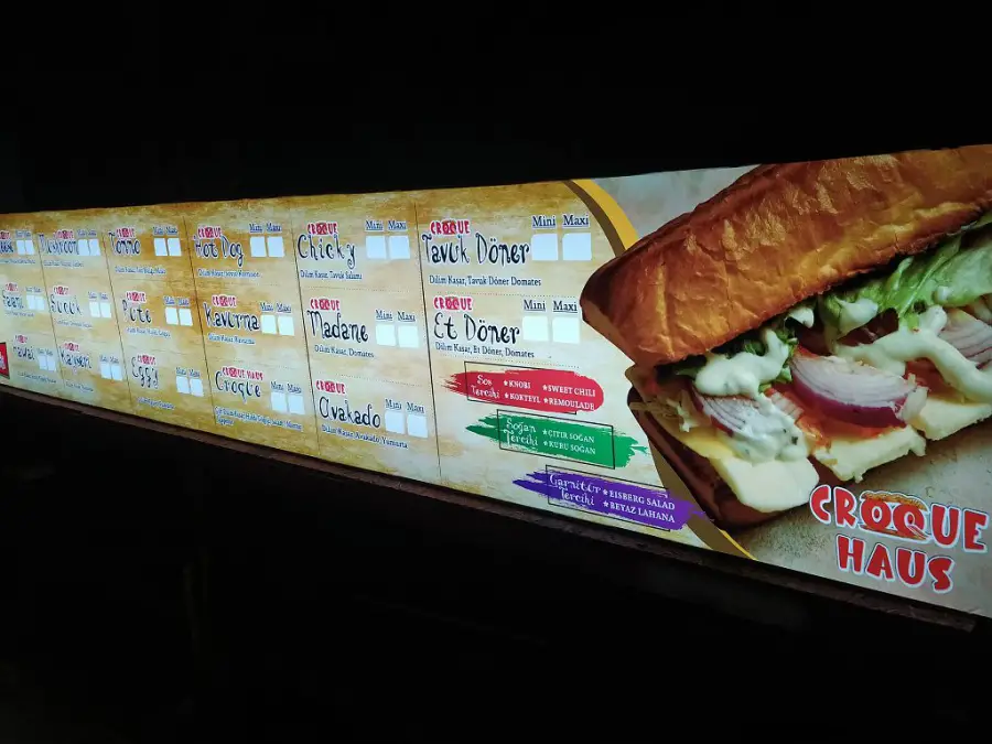 Led Işıklı Tekstil Lightbox